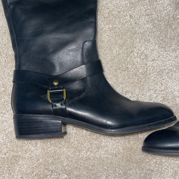Ralph Lauren Black Tall Boots - Picture 2 of 9